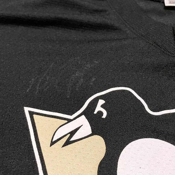 NHL Pittsburgh Penguins CCM Jersey Youth L/XL Stains - Picture 7 of 16
